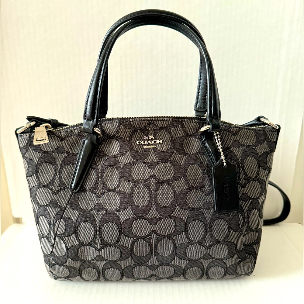 Coach Black/grey crossbody bag